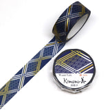 Kamiiso Kimono Masking Tape - Diagonal Lattice
