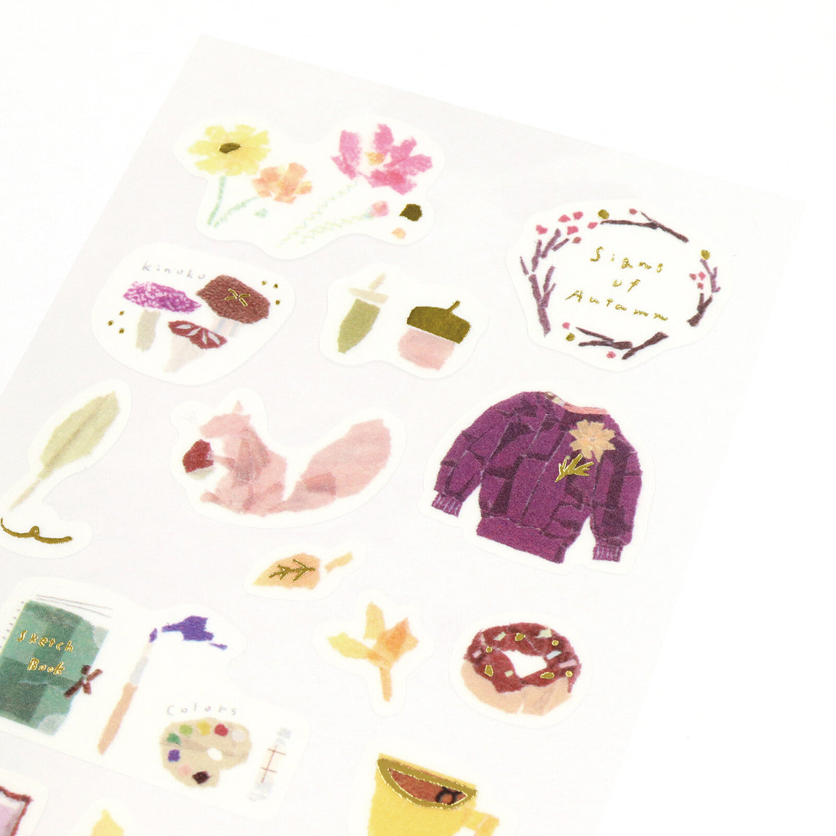 Kamiiso Sansyo x Miki Tamura Sticker - Autumn