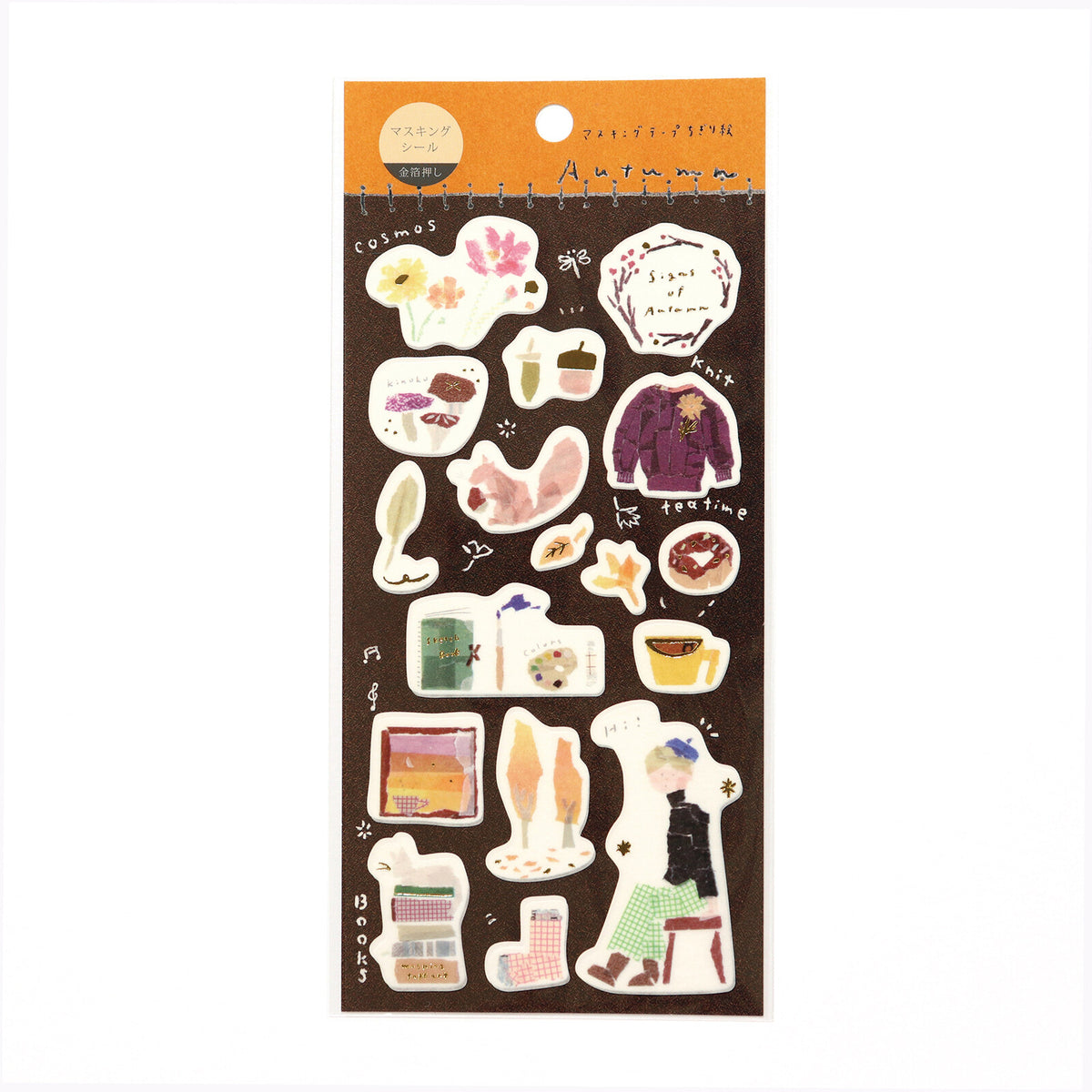 Kamiiso Sansyo x Miki Tamura Sticker - Autumn