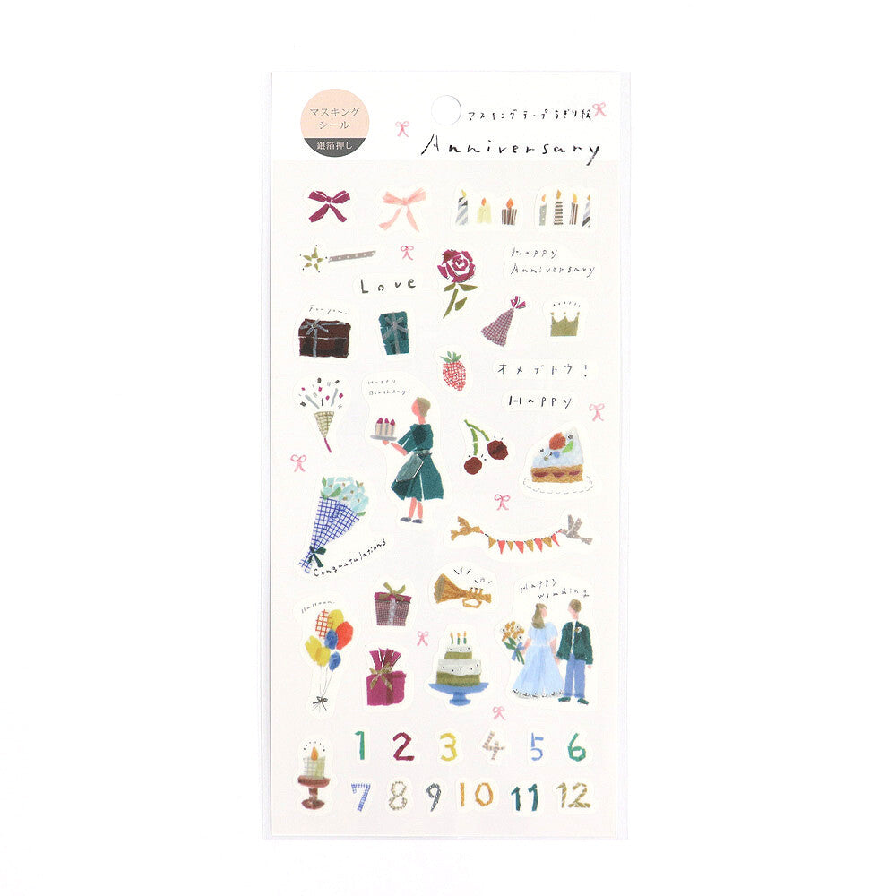 Kamiiso Sansyo x Miki Tamura Sticker - Anniversary