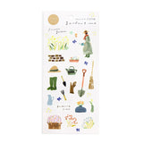 Kamiiso Sansyo x Miki Tamura Sticker - Garden Time