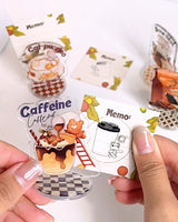Loka Made Standee Clip Stamp - Coffeelogy 'Caffeine Caffeout'