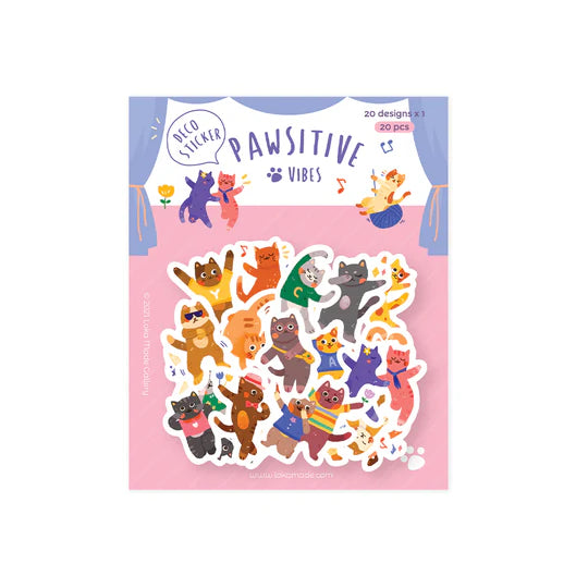 Loka Made Deco Sticker - Pawsitive Vibes