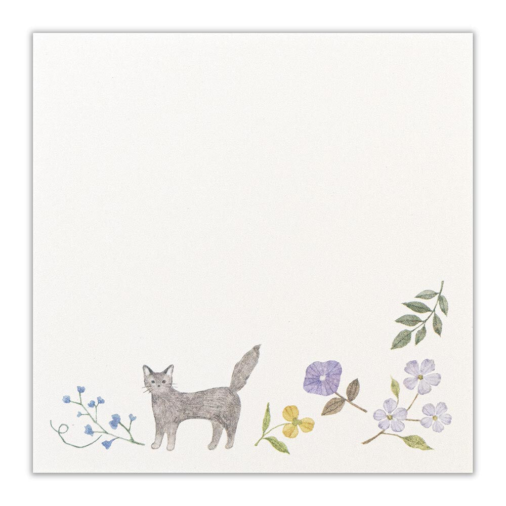 NB Co., Ltd. Washi Memo Pad - Michikusa (Herbe)