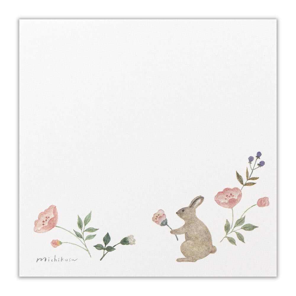 NB Co., Ltd. Washi Memo Pad - Michikusa (Pétal)