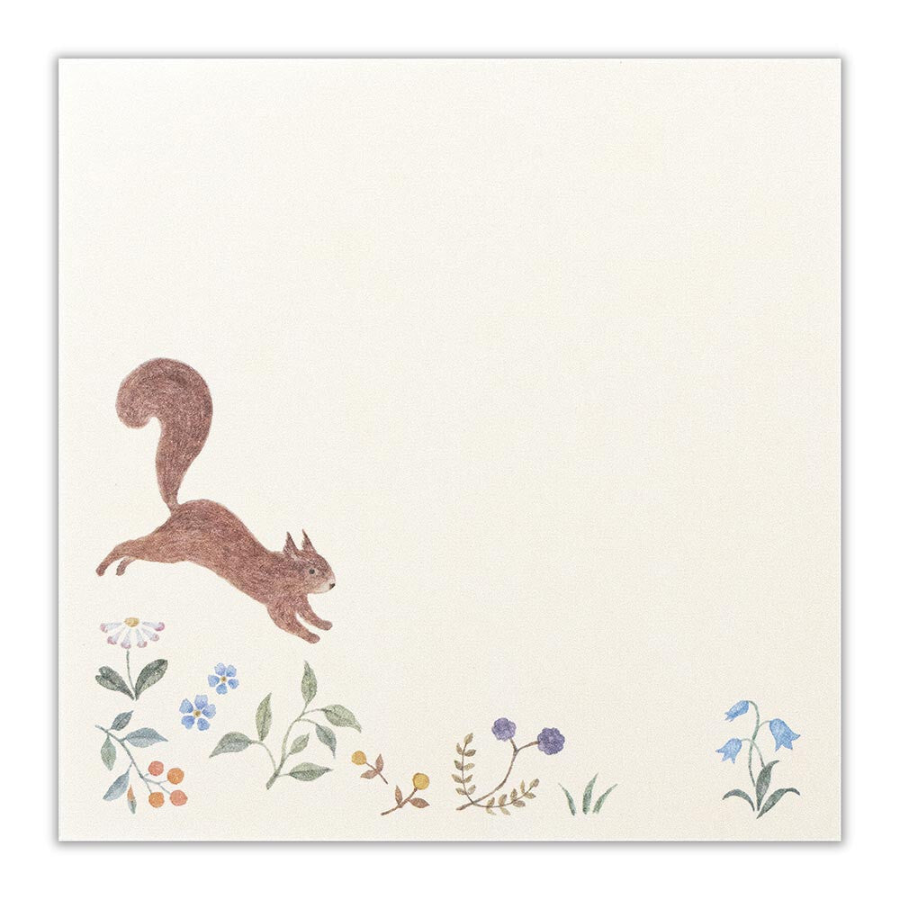 NB Co., Ltd. Washi Memo Pad - Michikusa (Noix)