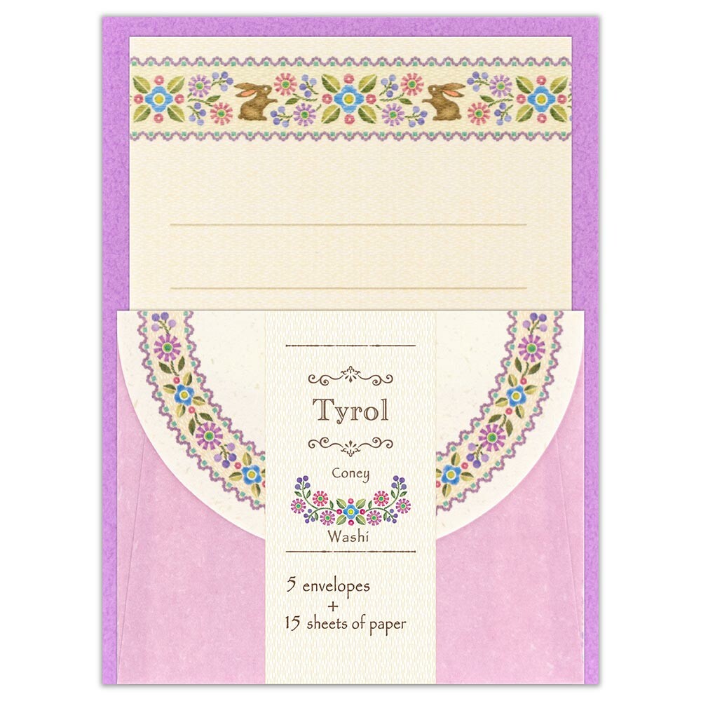 NB Co., Ltd. Mini Letter Set - Tyrol Coney