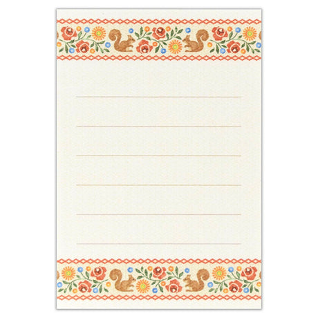 NB Co., Ltd. Mini Letter Set - Tyrol Squirel