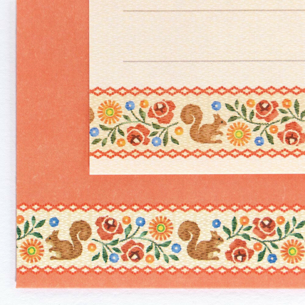 NB Co., Ltd. Mini Letter Set - Tyrol Squirel