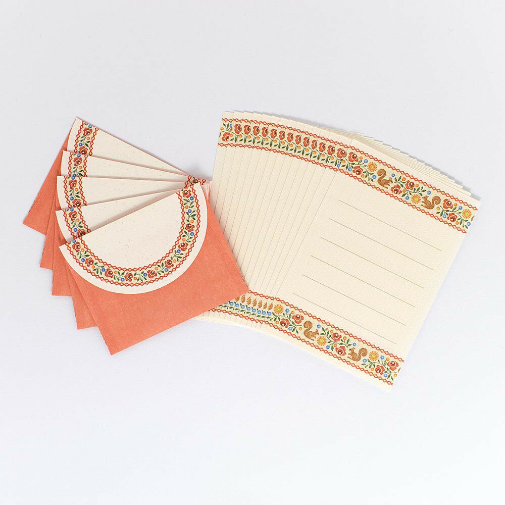 NB Co., Ltd. Mini Letter Set - Tyrol Squirel