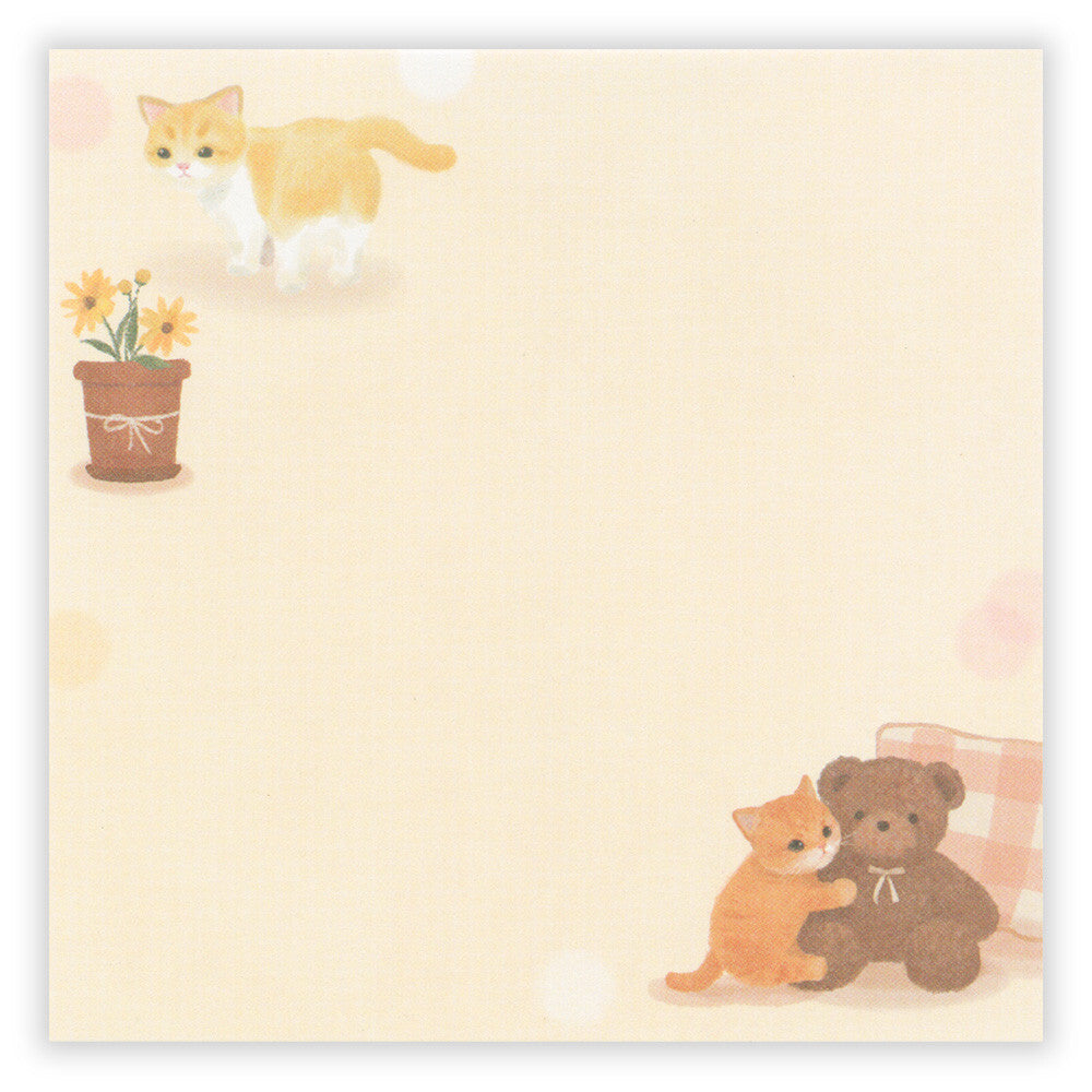 NB Co., Ltd. Memo Pad - Room x Kitten