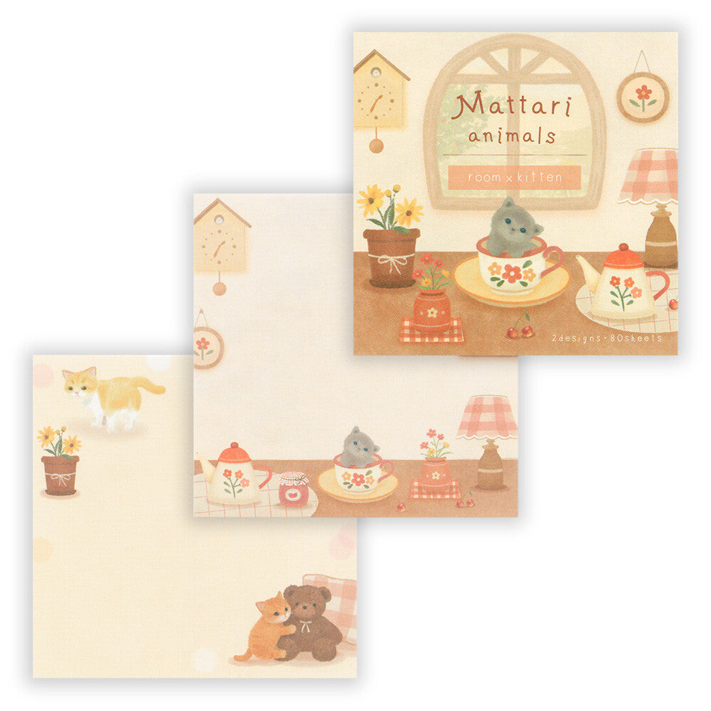 NB Co., Ltd. Memo Pad - Room x Kitten