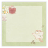 NB Co., Ltd. Memo Pad - flower x momonga