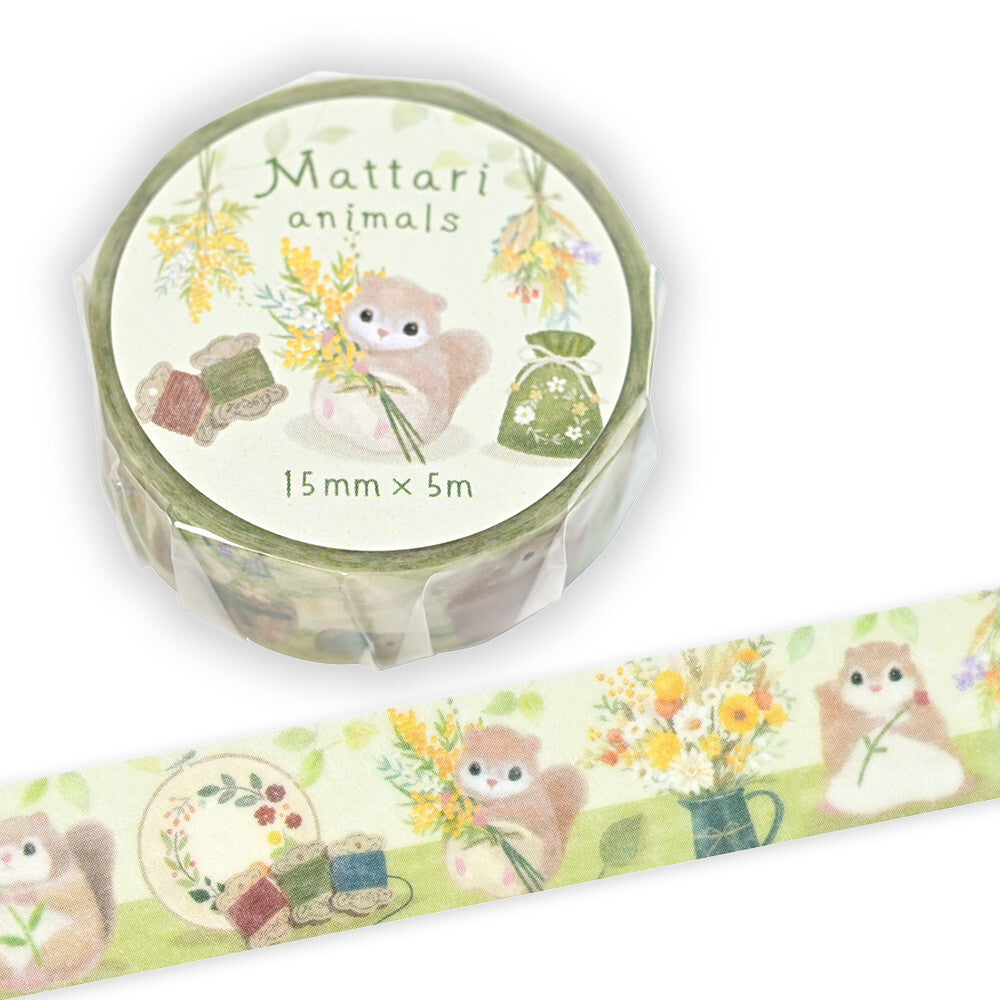 NB Co., Ltd. - Washi Tape - flower x momonga
