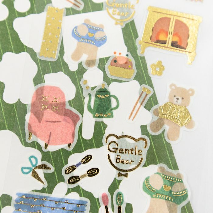 Furukawashiko  Sticker Sheet - Gentle Bear