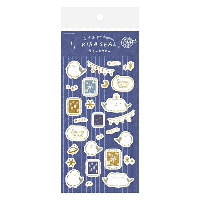 Furukawashiko Sticker Sheet - Snowy Bird