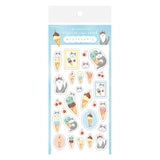 Furukawashiko Sticker Sheet - Cat & Ice-Cream