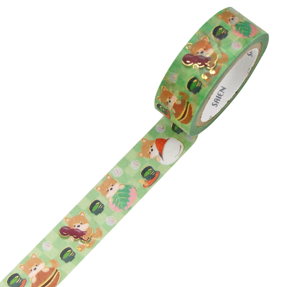 SAIEN Masking Tape - Shiba Inu & Japanese Sweet