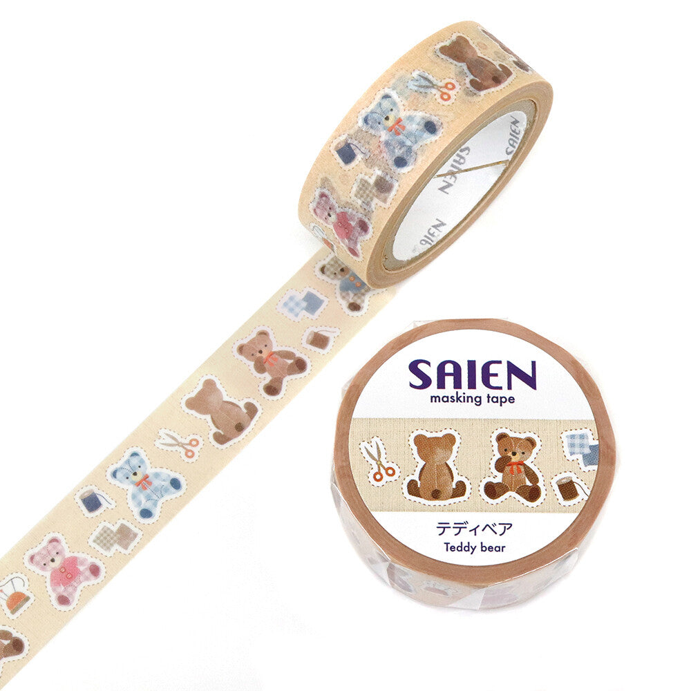 SAIEN Masking Tape - Teddy Bears