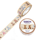 SAIEN Masking Tape - Teddy Bears