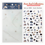 Seal-Do Seat Seal Collections Sticker - Exotic Shorthair