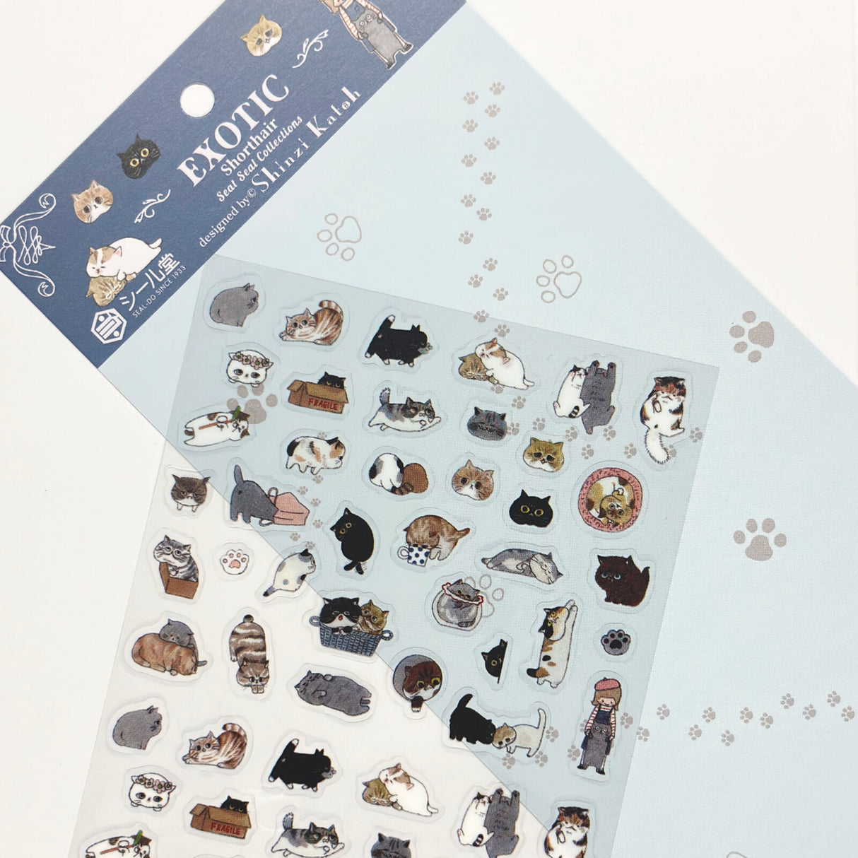 Seal-Do Seat Seal Collections Sticker - Exotic Shorthair