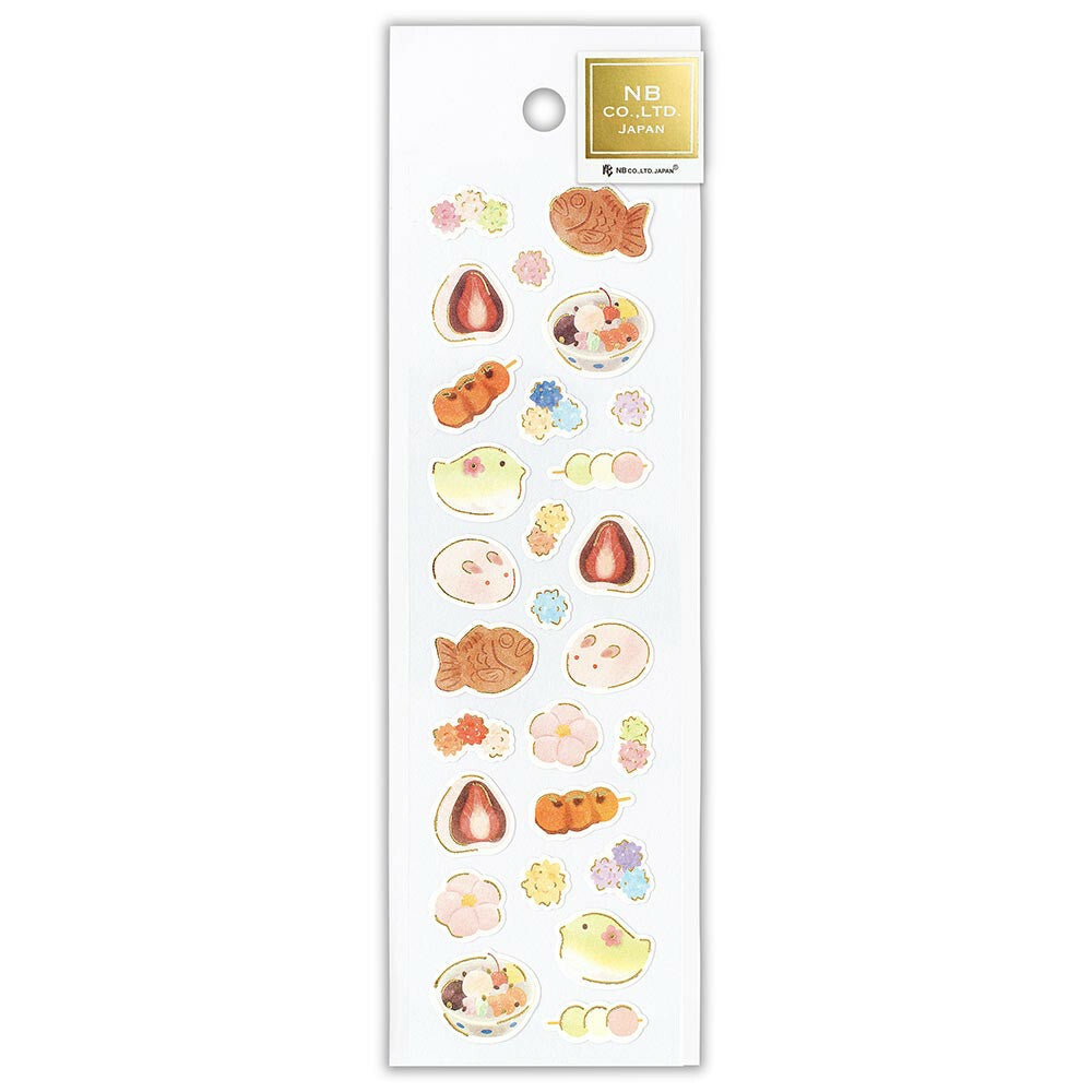 NB Co., Ltd. Washi Stickers - Japanese Sweets