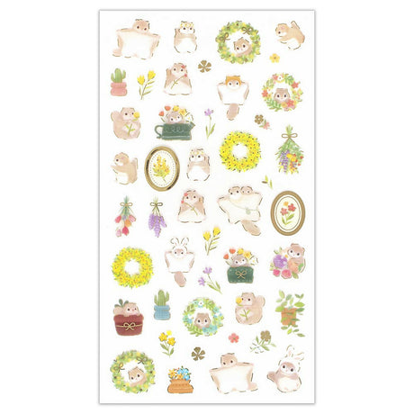 NB Co., Ltd. Sticker - Momonga x Flower