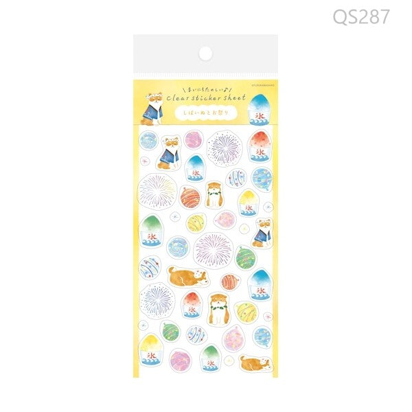 Furukawashiko Sticker Sheet - Shiba Inu & Festival