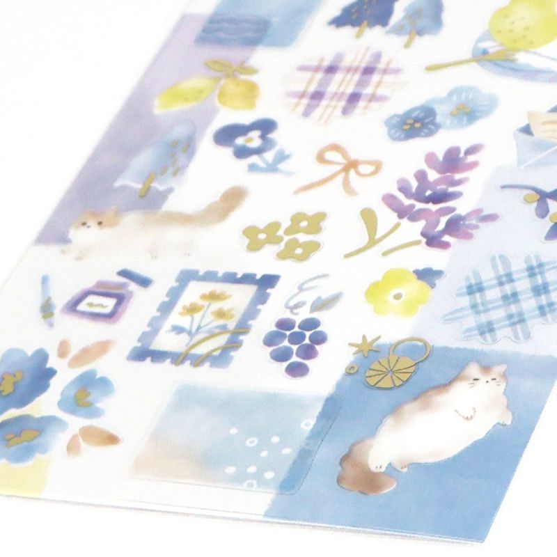Mind Wave dewdrop Sticker - Blue (82440)