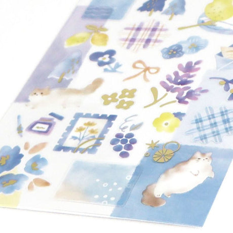 Mind Wave dewdrop Sticker - Blue (82440)