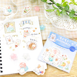 SAIEN Munching Animals Stickers - Polar Bear & Ice-cream