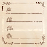 BEVERLY - Hedgehog Stamp