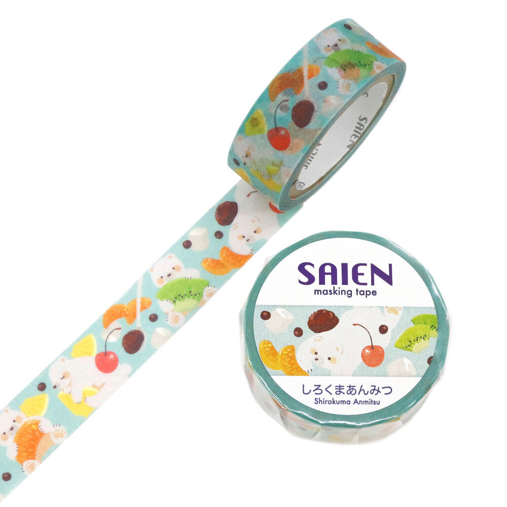 SAIEN Masking Tape - Shirokuma Anmitsu