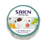 SAIEN Masking Tape - Shirokuma Anmitsu