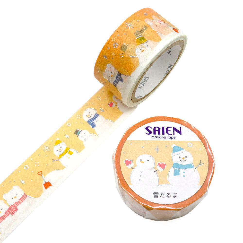 SAIEN Masking Tape - Snowman