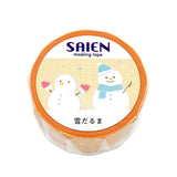SAIEN Masking Tape - Snowman