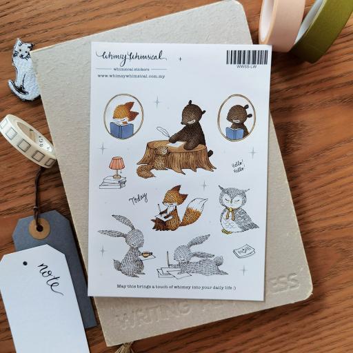 Whimsy Whimsical Studio Sticker Sheet - Letter Writing