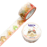 SAIEN Masking Tape - Gingerbread House