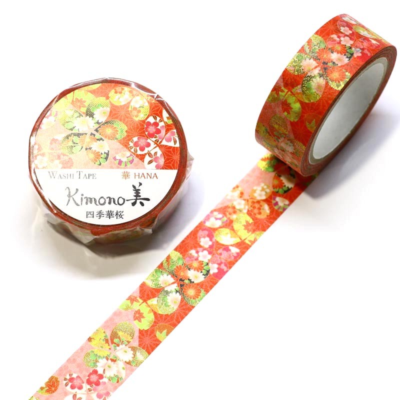 Kimono Washi Tape - Cherry Blossoms