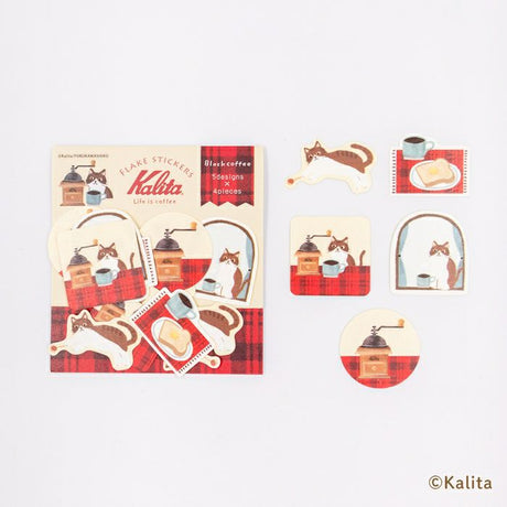 Furukawashiko x Kalita Washi Stickers - Black Coffee