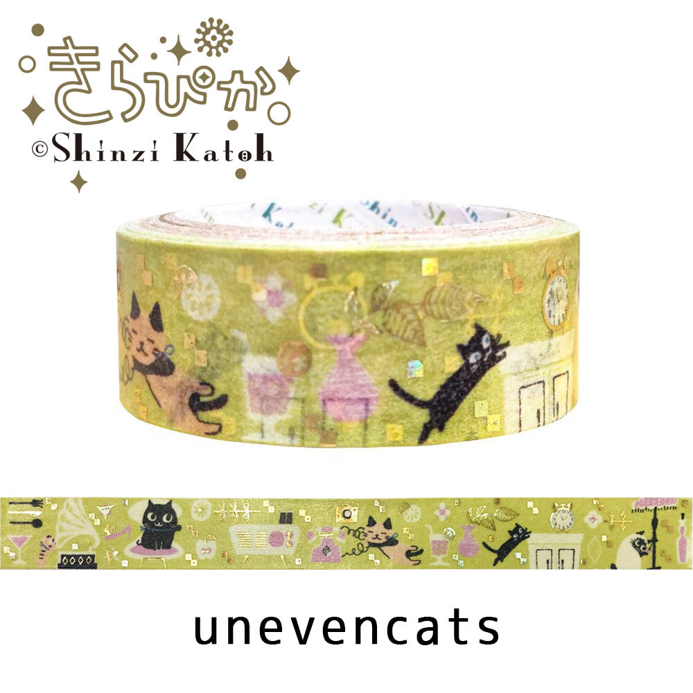 Shinzi Katoh Masking Tape - Uneventcats