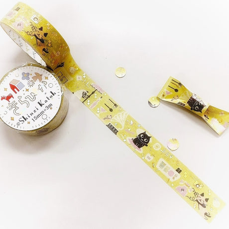 Shinzi Katoh Masking Tape - Uneventcats