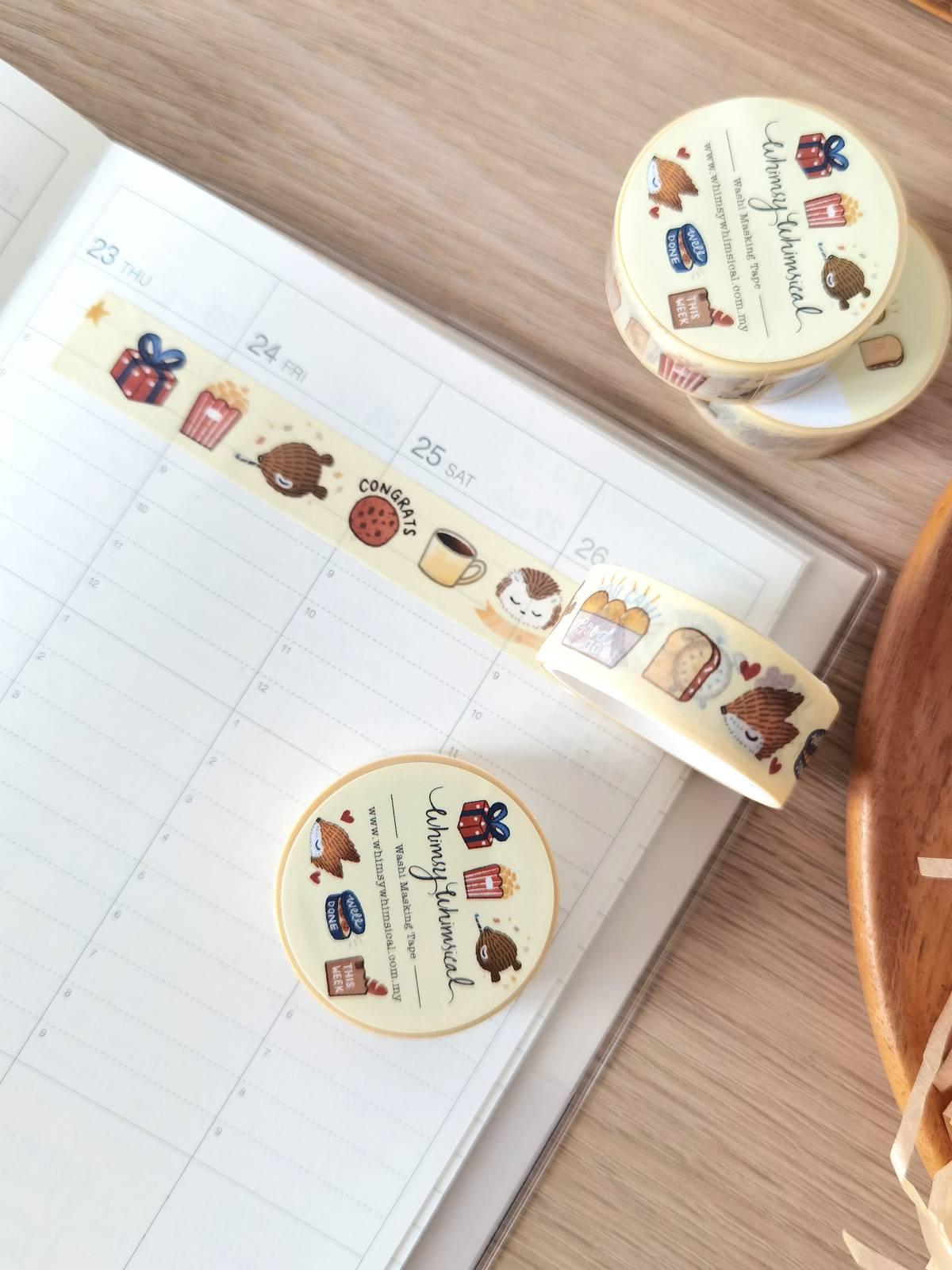 Whimsy Whimsical Washi Tape - Cookies & Critters